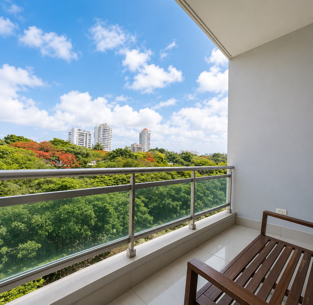 Interior del apartamento en Mirador Sur